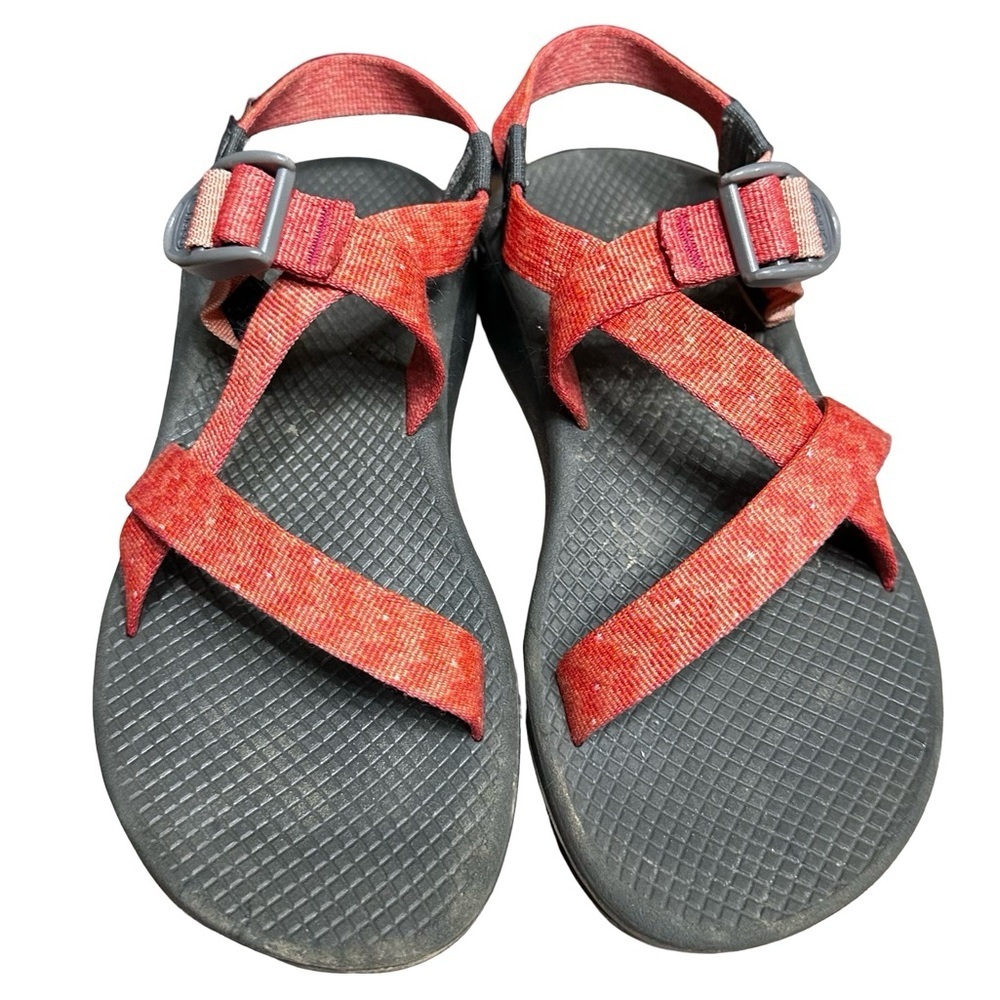Chaco Cloud Orange Strappy Sandals Size 8 Women’s Water Gorpcore Hiking Summer